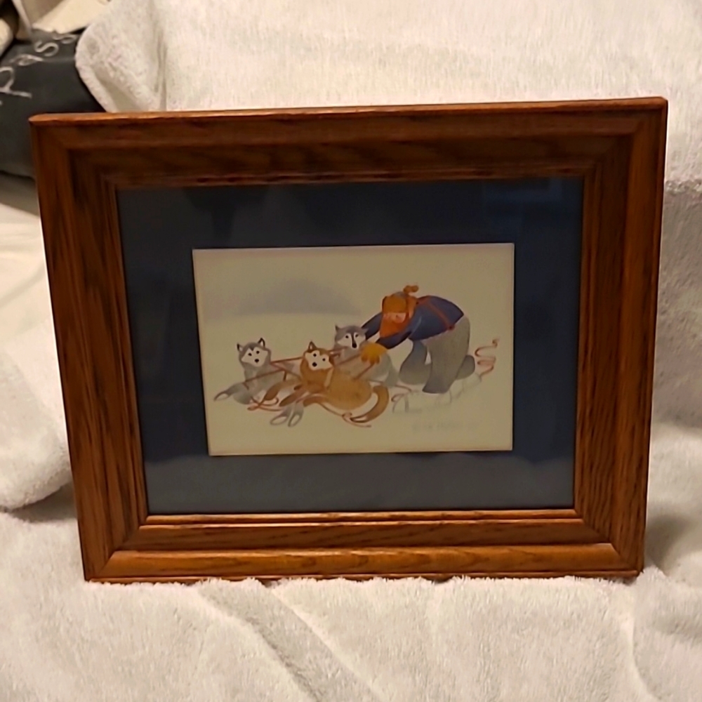 Rei Munoz, Tangled Trades reproduction  framed.